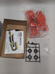 Snap Tite 1:32 Scale Monogram Corvette Stingray Kit 1016 Open Box Sealed Parts