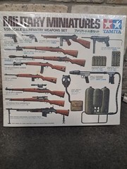 Vintage Tamiya Military Miniatures 1:35 German Infantry Weapons Set #3621 Japan