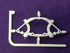 2021 Dodge Charger Hellcat FRONT CROSSMEMBER from 1:25 AMT Model Kit