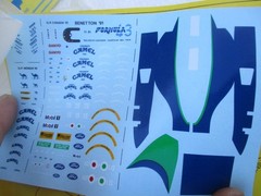 RACING 43 RK 13 BENETTON 91 F1 RACE CAR MORE 1:43 kits LISTED ITALY