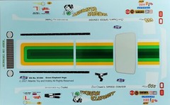 Green Elephant 1/16 scale Vega Funny Car Waterslide Decal Sheet Atlantis
