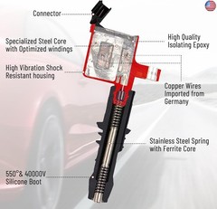 B4B BANG 4 BUCK Set of 8 Ignition Coil Pack DG511 & Spark Plugs SP546 SP515
