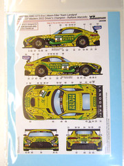 LB Production 1/24 Mercedes AMG GT3 Evo Mann-Filter ADAC ’22 Champ Decal LB24086