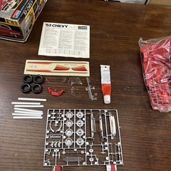 Monogram ’53 Chevy Bel-Aire Hardtop 1988 1:24 Model Kit 1953 Bel Air