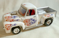 Lot of 5 Well Built Model Cars Trucks Junkyard – Ford F-100, Chevy 5100 Stepside