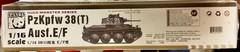 Panda 16001 1:16 German WWII PzKpfw 38(T) Ausf E/F Tank Model Kit