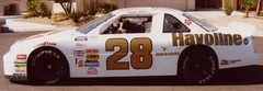 #28 DAVEY ALLISON HAVOLINE Chevrolet Lumina 1/24th Scale Waterslide Nascar Decal