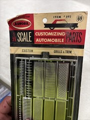 Vintage Aurora Plastics Corp Model Car Kit, Specifically Item #592 1:25 Scale