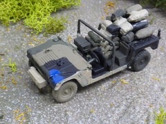 Roco Minitanks / Herpa 1/87 Painted Modern US M-1038 Hummer Open Top Lot#9586B©