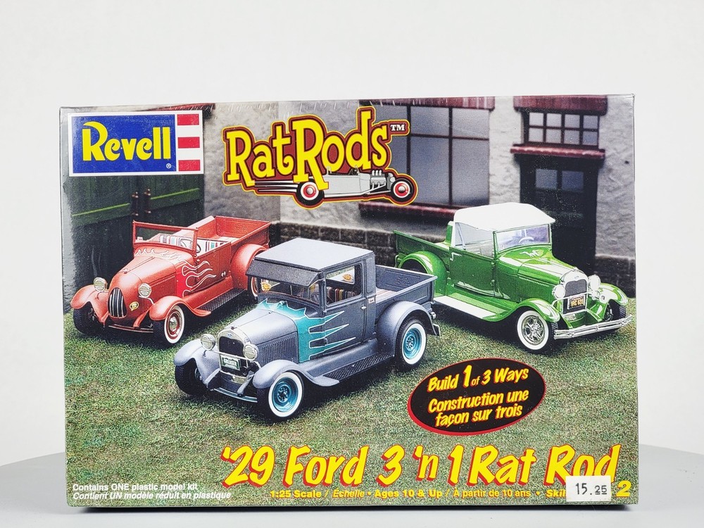 2005 SEALED Revell Kit: ’29 Ford 3 n 1 Rat Rod 1/25 #85-2348