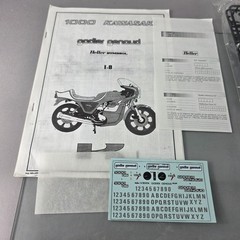 Heller 80947 1/8 Kawasaki 1000GG Godier Genoud Motorcycle Model Kit NEW OPEN