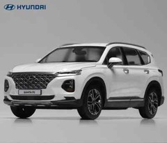 Hyundai Santa Fe TM Plastic Model Kit | 1/24 Scale, Modern SUV Excellence