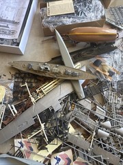 Large Group Lot Vintage Model Models Ship Ships Boat Boats Junk Yard Junkyard