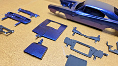 1968 Dodge Charger R/T PAINTED BODY SHELL & MORE 1:25 Revell NEW Model PARTS