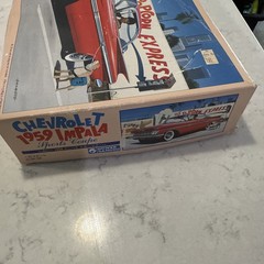 GUNZE sangyo Plastic Model CHEVROLET 1959 IMPALA Sports Coupe RED 1/32 scale