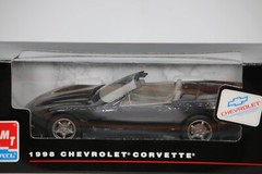 AMT/ERTL 1998 Chevrolet Corvette Black W/ Gray Interior Dealer Promo NEW IN BOX