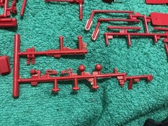 1 25 scale model parts Little Red Wagon Rear End And More Lot Only