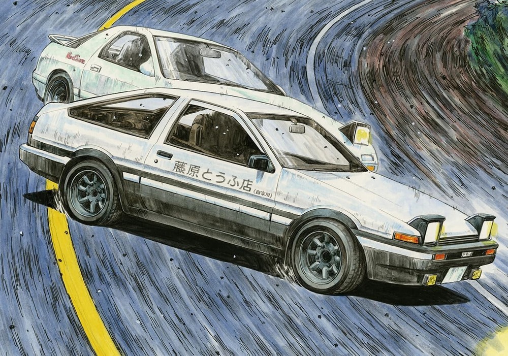 FUJIMI 1/24 Initial D Series No.001 TRUENO 1600GT APEX AE86 TAKUMI FUJIWARA KIT