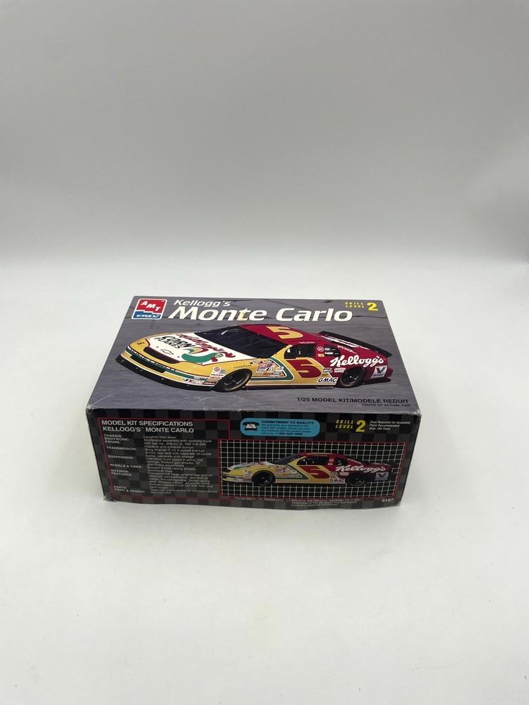 AMT Ertl 8187 Labonte Kellogg’s Monte Carlo 1/25 Model Kit Racing Car OPEN BOX