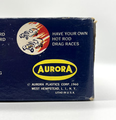 RARE VTG 1960 Aurora Motorized 1932 Ford Hotrod Model Kit Working Motor & Lights