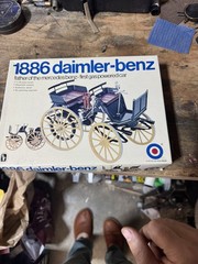 Vtg Model Car Kits Lot New/ Part Built Pre war race 1900s Thomas flyer Raceabout