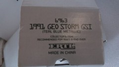 ERTL AMT 1991 CHEVROLET GEO STORM GSI Dealer Promo Model 1:25 COBALT BLUE # 6977