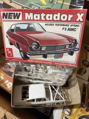 RARE Vintage 1/25 AMT AMC NEW MATADOR X T467 NEW OLD STOCK FACTORY 1976