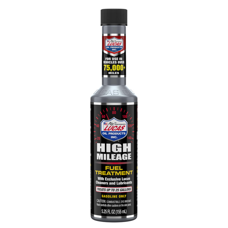 Lucas Oil 10977 High Mileage Fuel Treatment – 5.25 Ounce Pack Of 12