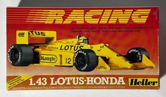 Heller #80102 1/43 Scale Lotus-Honda Racing Lotus 99T Formula 1 Car – VTG 1988