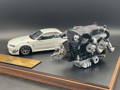 Kusaka Engineering/MAKE UP Co, Ltd. 1/18 SCALE Mine’s SKYLINE BNR34 GT-R Stock 2