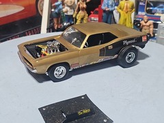 VINTAGE SURVIVOR MPC.REVELL.AMT. JO-HAN BUILT MODEL 🚗 CUSTOM PLYMOUTH CUDA..