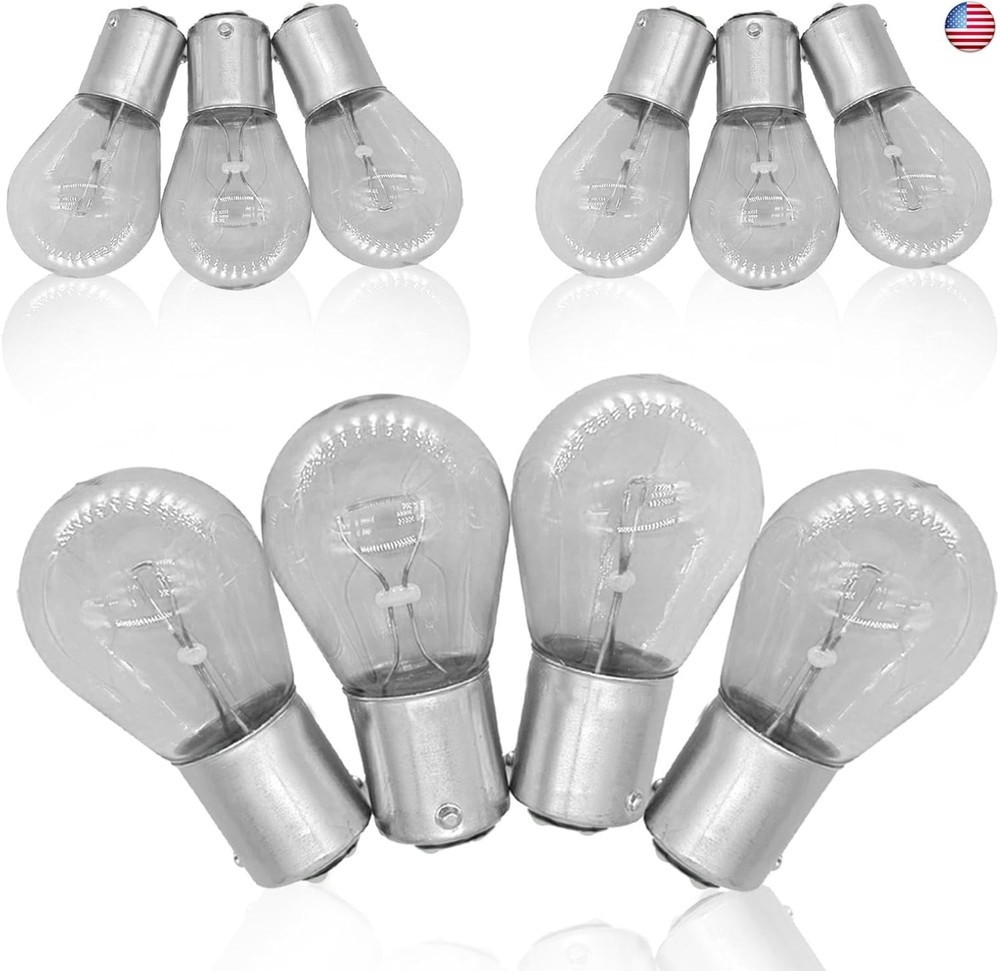 Pack Of 10 Brake Marker Bulb, Brake Light Bulbs,10 Sets Of 1016 (12v21/5w) High