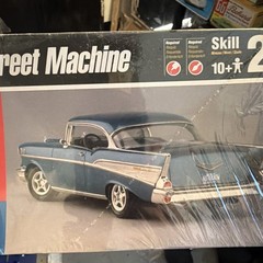 AMT 1:25 Car Kit 1957 🔔 Bell Air 💙 Classic Hard Top Model Factory Sealed XL