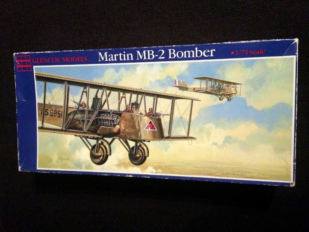 Glencoe #05001 1/74 Martin MB-2 Bomber 96th BS Vintage Model Kit
