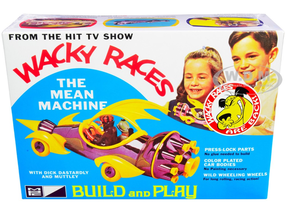 SKILL 2 SNAP MODEL KIT THE MEAN MACHINE “WACKY RACES” TV SERIES 1/25 MPC MPC935
