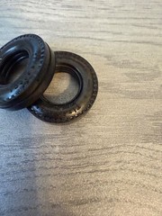 VINTAGE AMT 1960’S ISSUE FIRESTONE SLICKS TIRES SET OF 2 1/25TH SCALE
