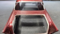 1957 CHEVY BEL AIR Marroon BODY SHELL 1/25 Scale USED Model Kit PARTS