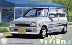 Fujimi ID-323 1/24 Scale Model Sports Car Kit Daihatsu Mira Vivian S