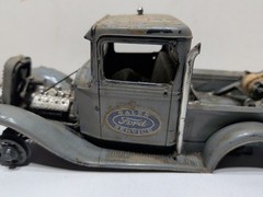 ✨VINTAGE✨ 1/25 AMT Ford Wrecker Pick-up Truck Partial Build Model – Missing Pcs