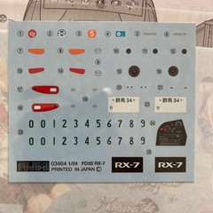 Fujimi Itasha Anime Car MagusTail RX-7 Honeycoming Impreza Plastic Model Kit