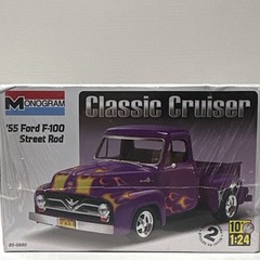 Monogram ’55 Ford F-100 Street Rod 1:24 Plastic Kit Decals Skill 2 85-0880