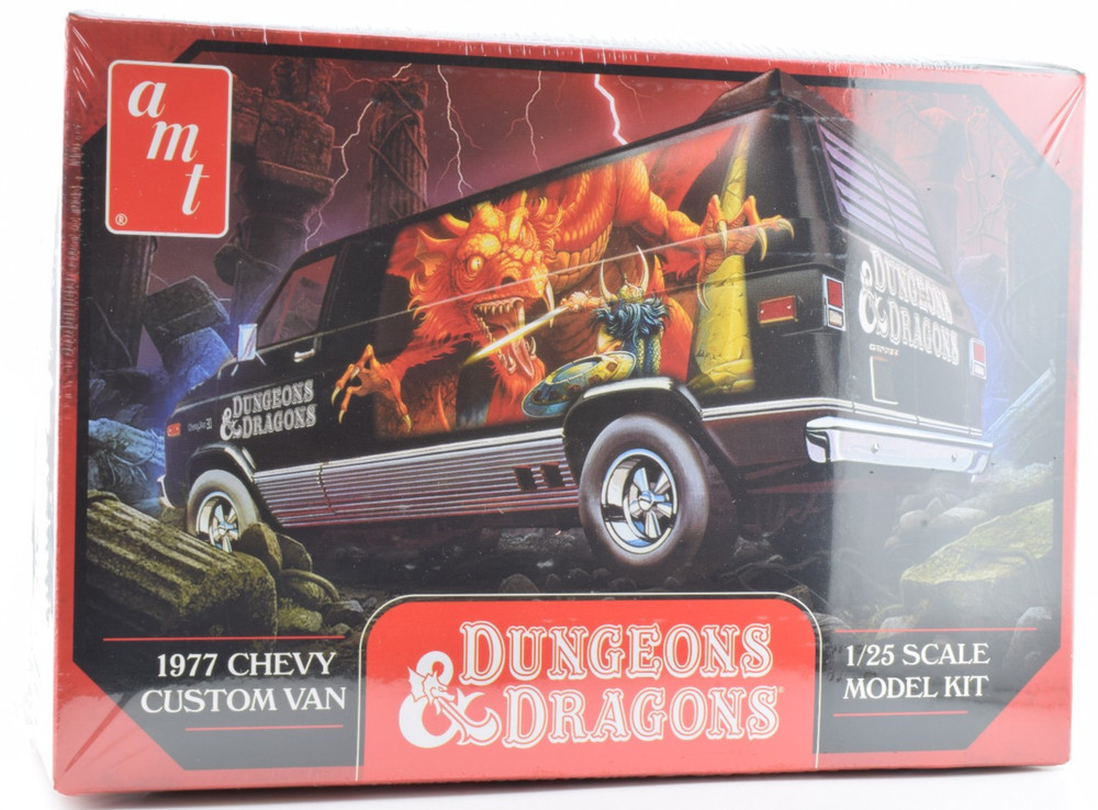 AMT “Dungeons & Dragons” 1977 Chevrolet Chevy Custom Van 1:25 Model Kit 1568