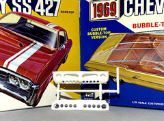 MPC 1969 CHEVROLET IMPALA HT/CV SS427 #369/469-200 AMT 1/25 NOS CUSTOM PANELS