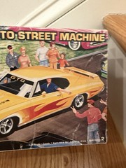 Revell 1:24 1968 Pontiac GTO Street Machine Kit Partially Built As Is Parts