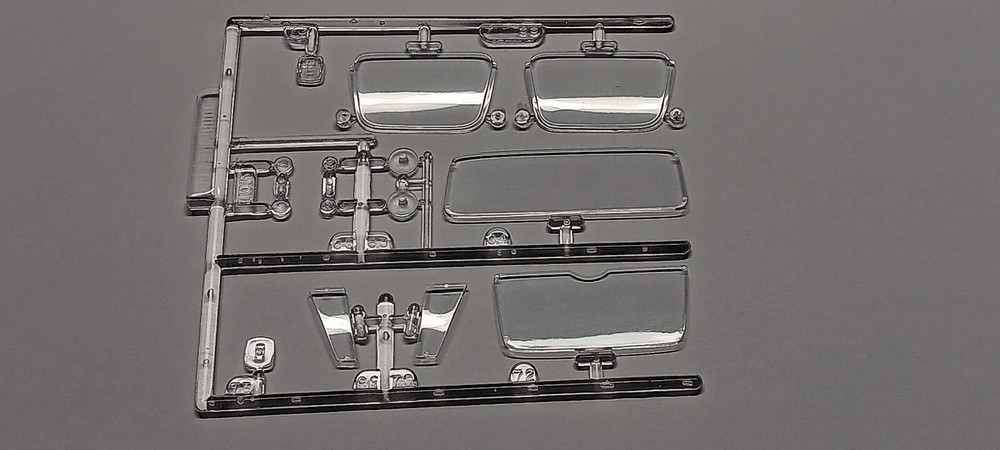 1977 Jeep Cj-7 1/24 Glass Windshield Head Lights Clear Plastic Revell Dasiy Duke