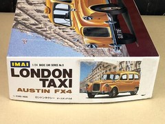 OPEN BOX IMAI 1:24 Model Kit Basic Car Series #9 LONDON TAXI AUSTIN FX-4 RARE!