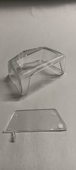 Cab Glass Windshield Peterbilt 359 Cross Country Hauler 1/25 AMT Back Window