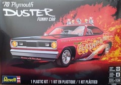 Revell 1/24 1970 Plymouth Duster Funny Car Plastic Model Kit #4528