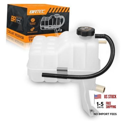 Engine Coolant Overflow Recovery Reservoir Tank with Sensor & Cap CTR8020-FBA