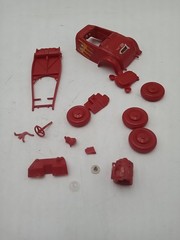 Vintage Lil Red Rocket Model Car Parts or Repair 1930s Ford Coupe #ujb3